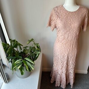 Beautiful Jessakae blush pink lace dress